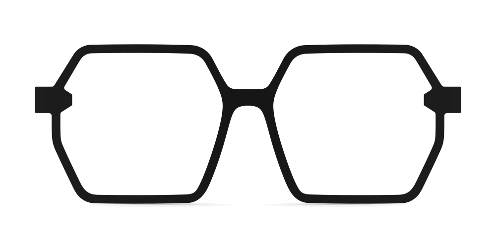Nina Mûr Irene eyeglasses in Black — handcrafted Madrid birch wood frame