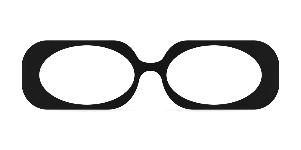 Nina Mûr Floren eyeglasses in Black — handcrafted Madrid birch wood frame
