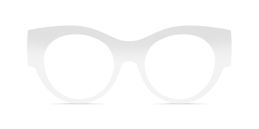 Nina Mûr Ines eyeglasses in White High Gloss — handcrafted Madrid birch wood frame