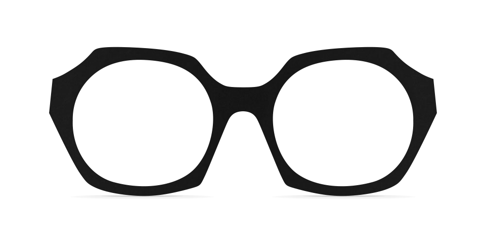 Nina Mûr Dalia eyeglasses in Black — handcrafted Madrid birch wood frame