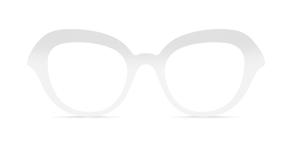 Nina Mûr Leticia eyeglasses in White High Gloss — handcrafted Madrid birch wood frame