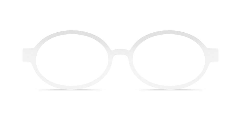 Nina Mûr Alma eyeglasses in White High Gloss — handcrafted Madrid birch wood frame
