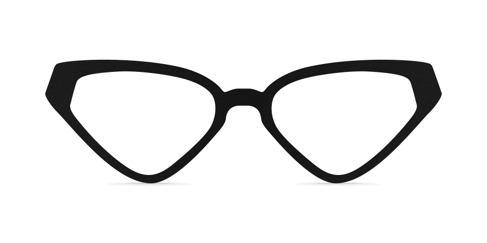 Nina Mûr Izorne eyeglasses in Black — handcrafted Madrid birch wood frame