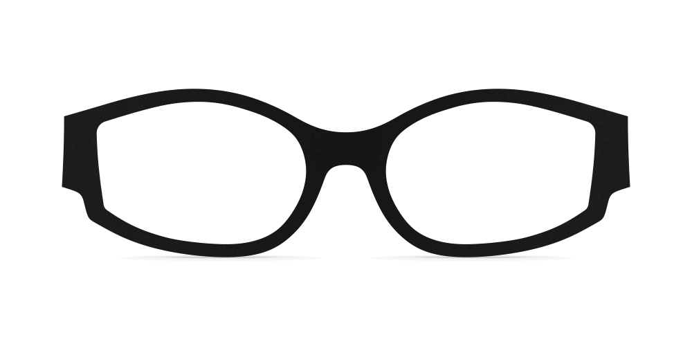 Nina Mûr Lynch eyeglasses in Black — handcrafted Madrid birch wood frame