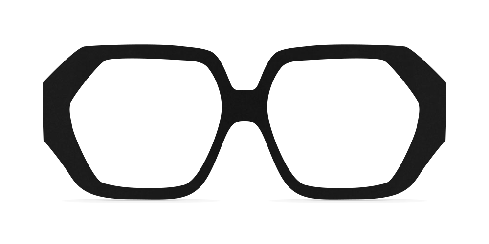 Nina Mûr Pina eyeglasses in Black — handcrafted Madrid birch wood frame