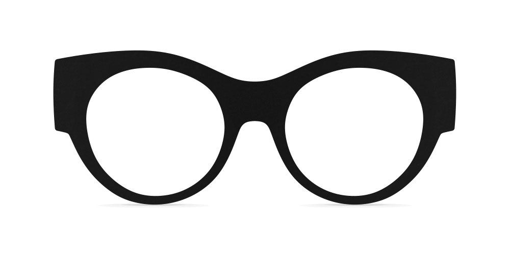 Nina Mûr Ines eyeglasses in Black — handcrafted Madrid birch wood frame