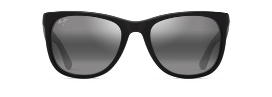 Maui Jim Kikonia XL sunglasses in Matte Black, front view