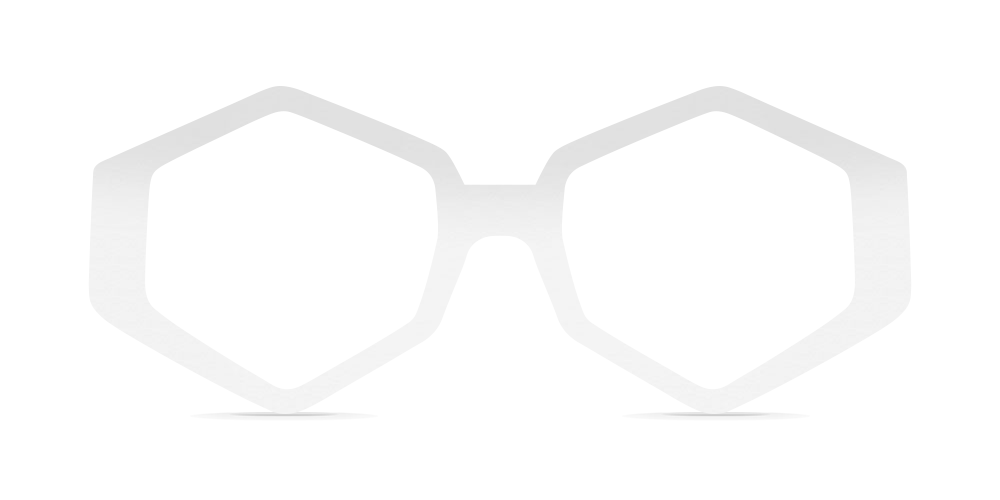 Nina Mûr Marisol eyeglasses in White High Gloss — handcrafted Madrid birch wood frame