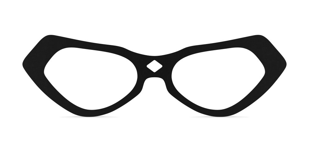 Nina Mûr Arisha eyeglasses in Black — handcrafted Madrid birch wood frame