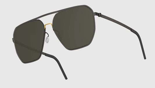 Lindberg TITANIUM 8911 - Black - Gold Bridge / 135 - Normal / Standard