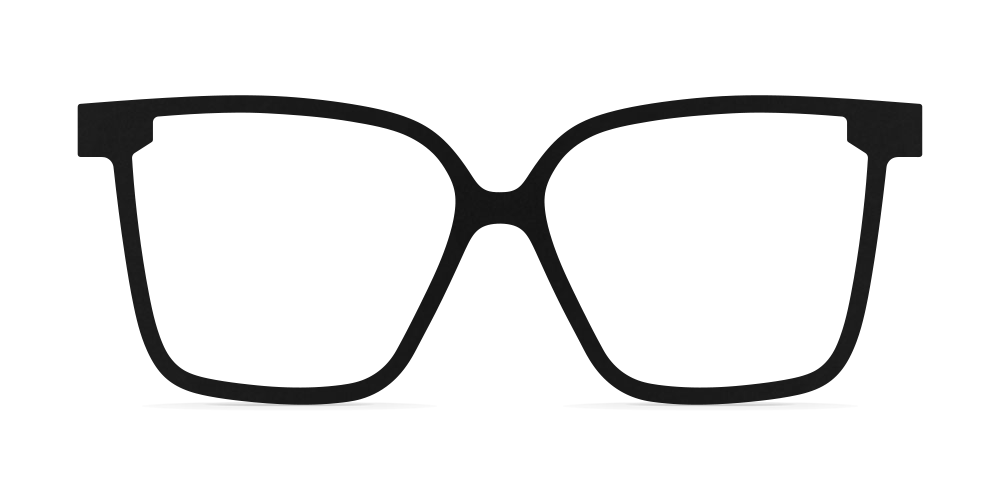 Nina Mûr Maribel eyeglasses in Black — handcrafted Madrid birch wood frame
