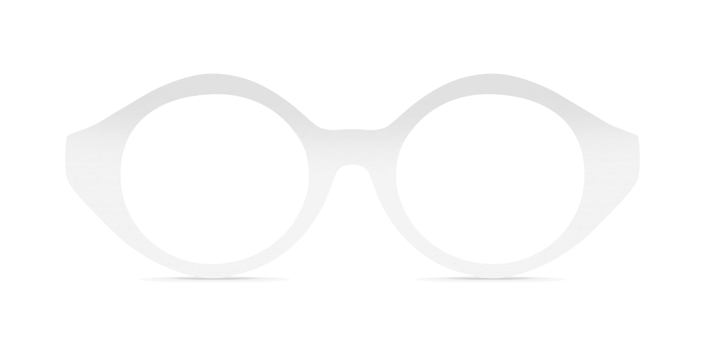 Nina Mûr Antonella eyeglasses in White High Gloss — handcrafted Madrid birch wood frame