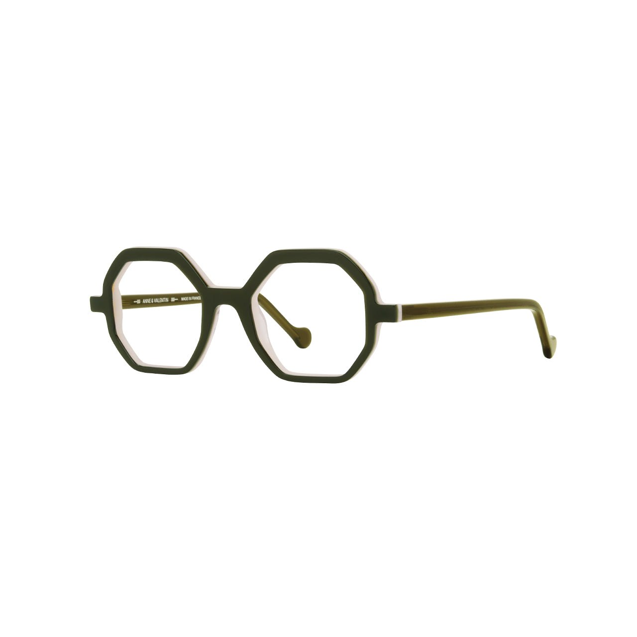 Anne Et Valentin ABIRA Eyeglasses Green 26A50 Side