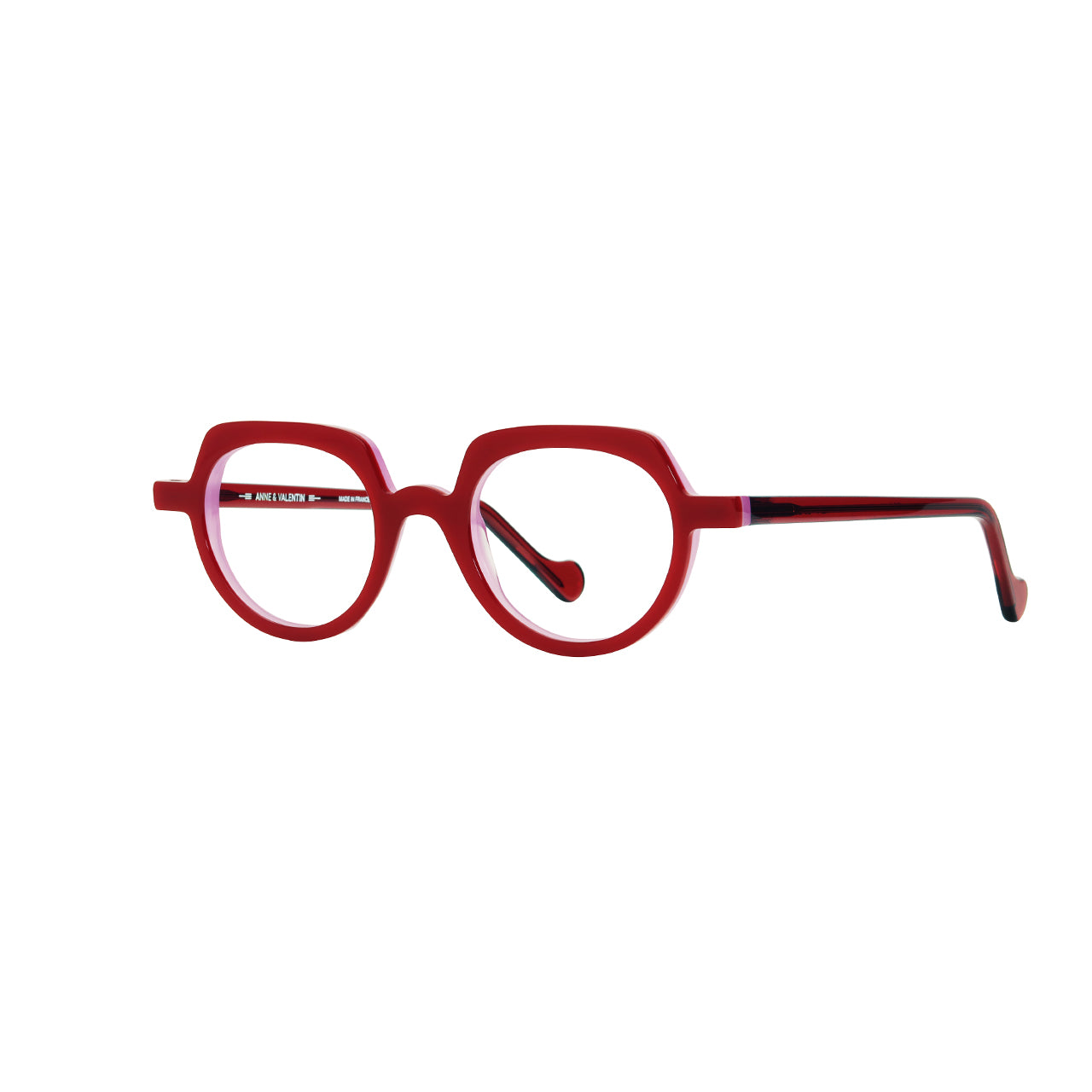 Anne Et Valentin ALFY Eyeglasses Red 25A26 Side