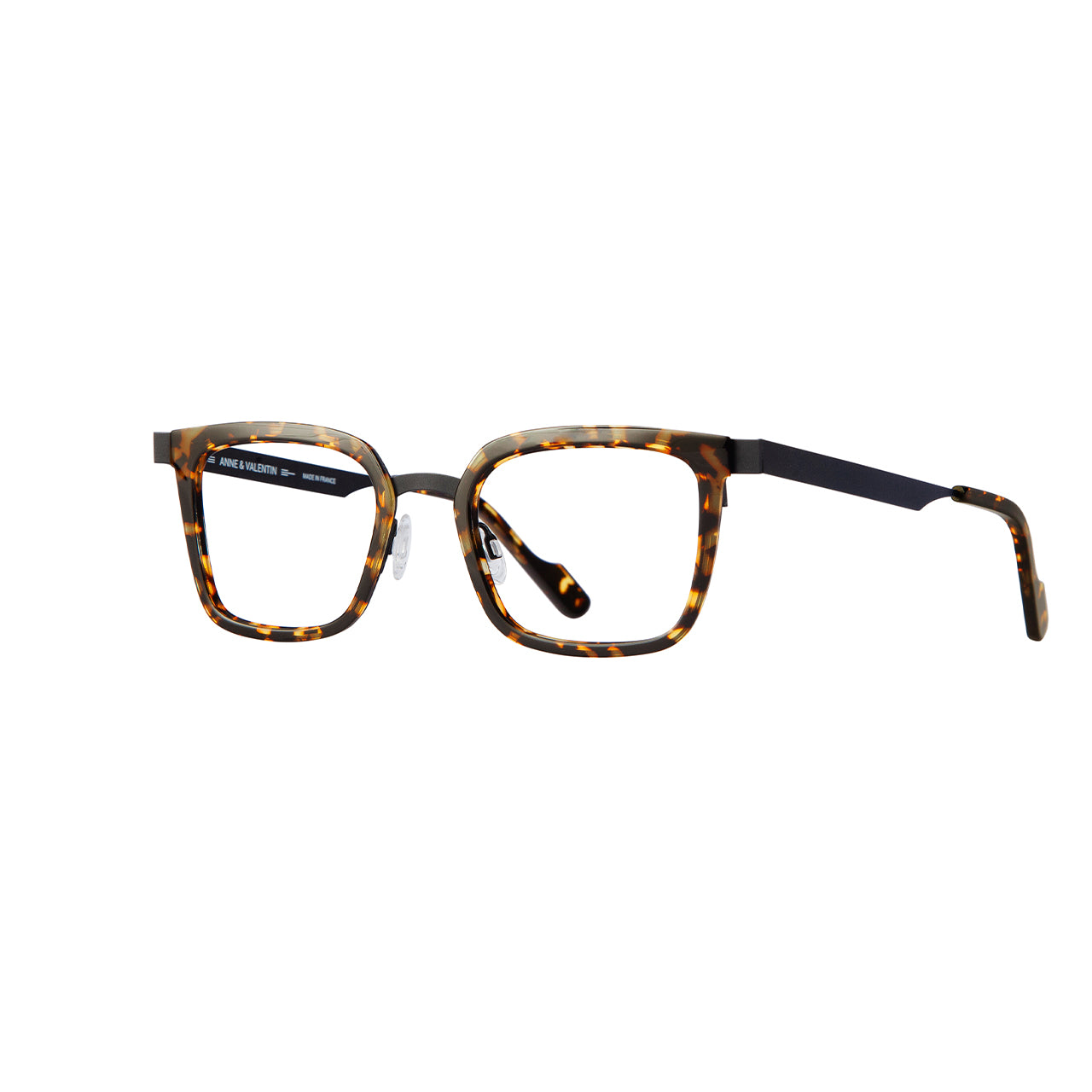 Anne Et Valentin FOSTER Eyeglasses Tortoise Black 25B30 Side