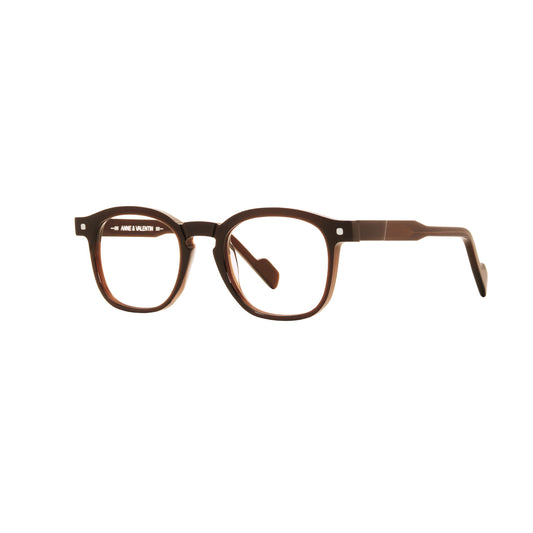 Anne Et Valentin JEPENSE Eyeglasses Brown 26A03 Side