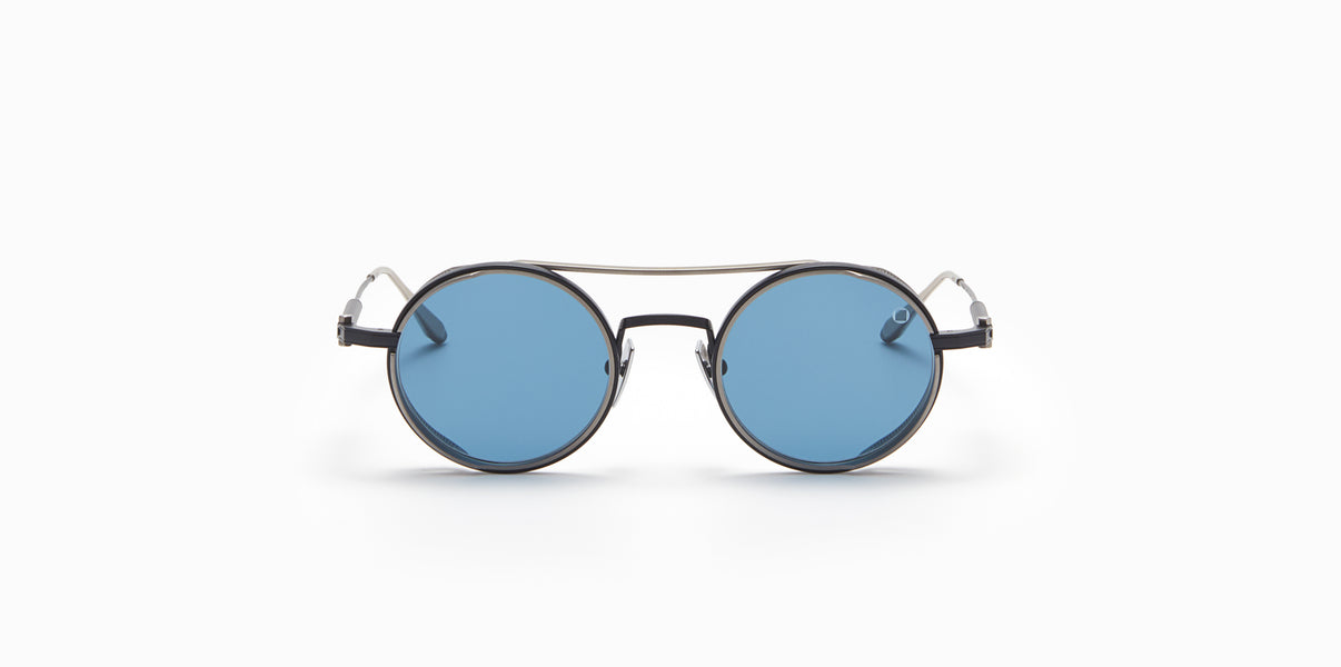 Akoni Eris Sunglasses Matte Navy Blue
