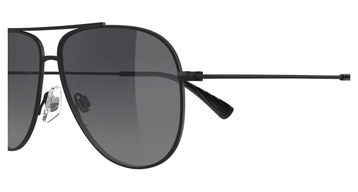 Maui Jim Hauoli sunglasses in Matte Black, side view