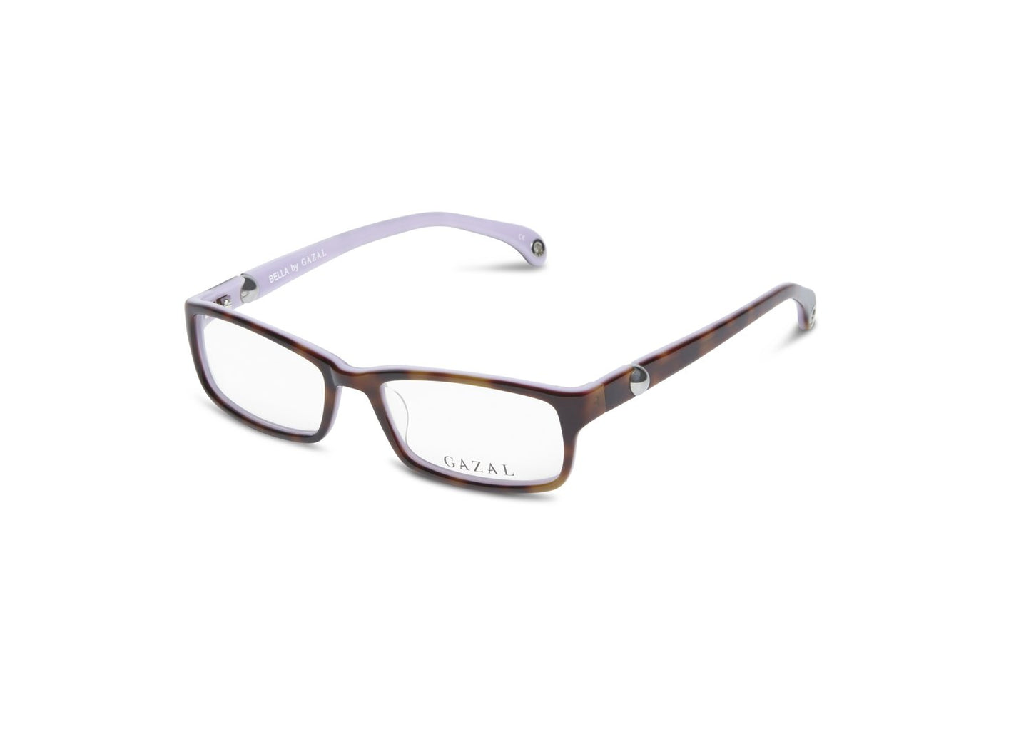 Gazal Bella Eyeglasses - Tortoise Three Quarter View - Legacy Collection - Gazal Eyecare