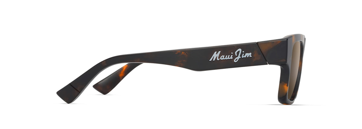Maui Jim Kōkua sunglasses in Matte Dark Havana, side view