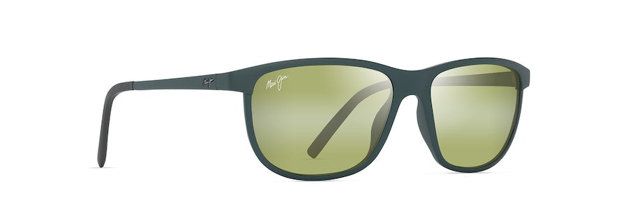 Maui Jim Lele Kawa Sunglasses in GREEN - Angled View