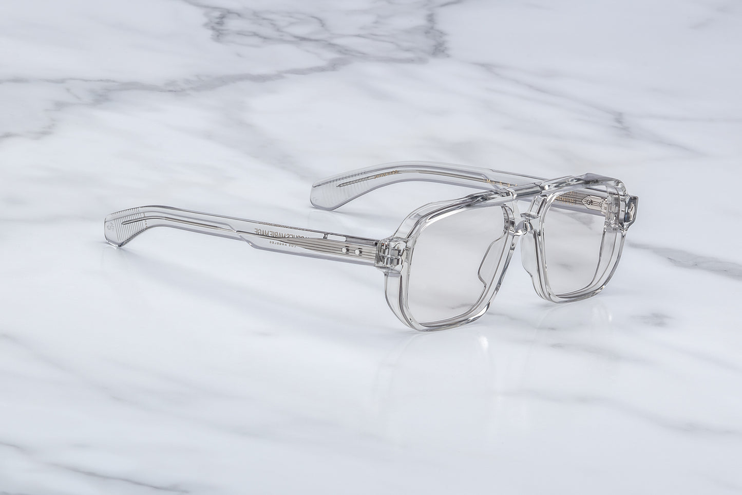 Jacques Marie Mage Evans Eyeglasses Sulfur JMMEVRX-15Z Profile at Gazal Eyecare Roswell Atlanta