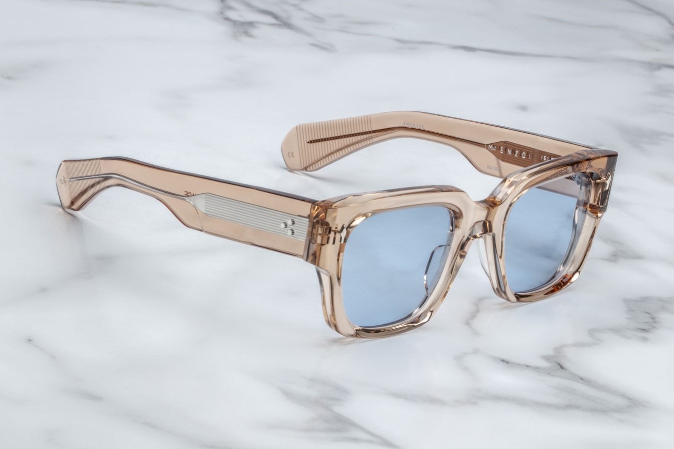 Jacques Marie Mage Enzo Sunglasses Sand JMMEZ-76 Profile