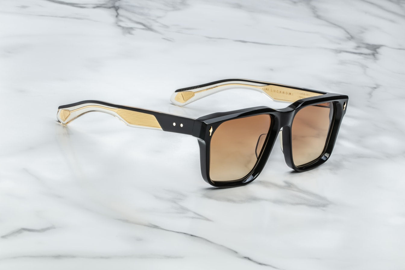 Jacques Marie Mage Lucknow Sunglasses Beluga JMMLW-7T Profile
