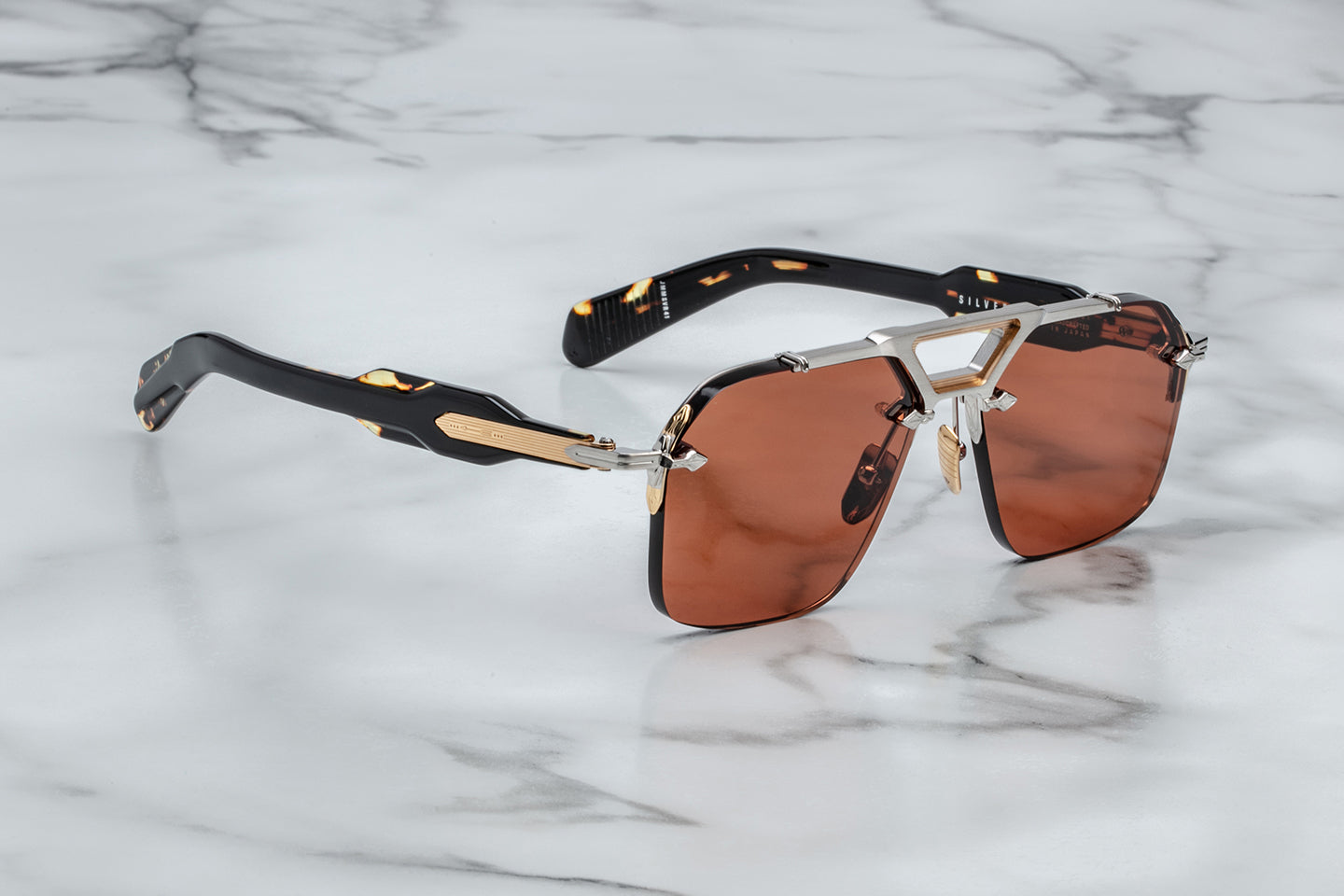 Jacques Marie Mage Silverton Sunglasses Silver JMMSVR-41 Profile