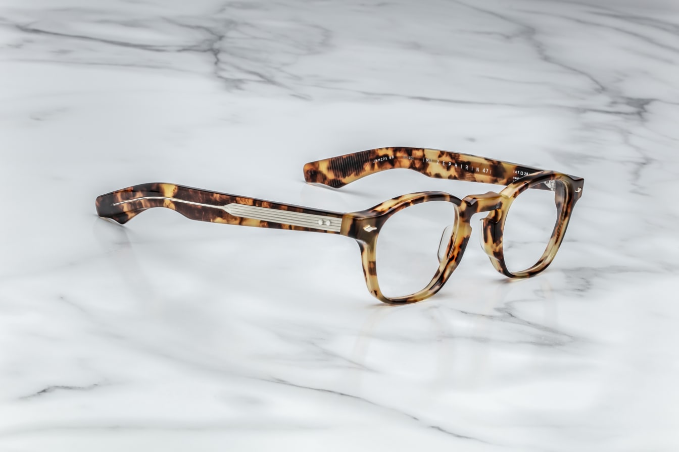 Jacques Marie Mage Zephirin 47 Rx Eyeglasses Havana 8 JMMZPXRX-8B Profile