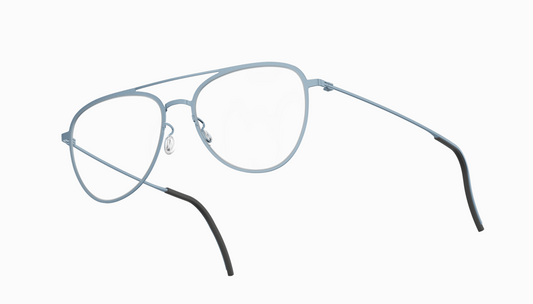 Lindberg Blok 4258 Eyeglasses Steel Blue 107 Side