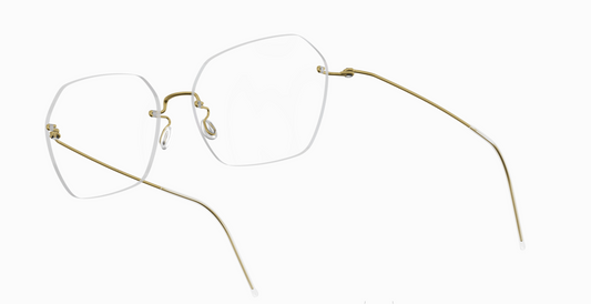 Lindberg Spirit Titanium 2449 Eyeglasses Gold GT Basic Side