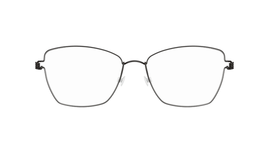 LINDBERG Air Titanium Rim Femke — Black — titanium eyeglasses — front view — official product render