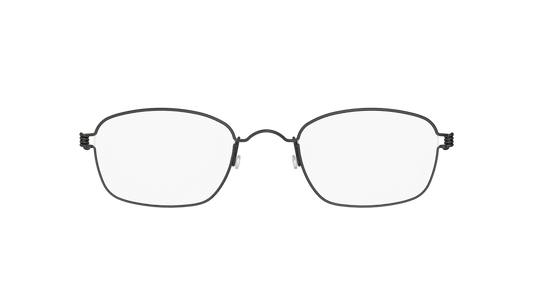 LINDBERG Air Titanium Rim Jules — Black — titanium eyeglasses — front view — official product render