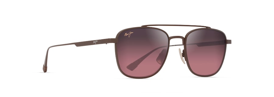 Maui Jim Kahana Sunglasses in BROWN - Angled View