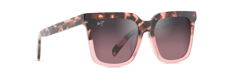 Maui Jim Rooftops Sunglasses in PINK - Angled View