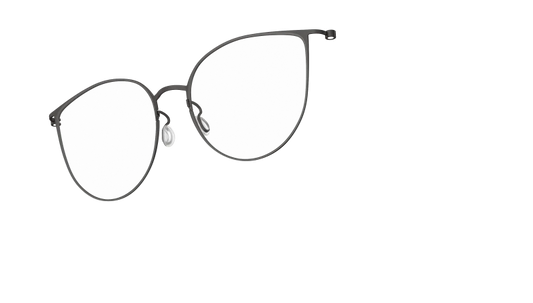 LINDBERG THINTANIUM 5543 — Black — titanium eyeglasses — PERSPECTIVE — official product render