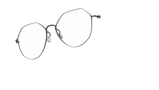 LINDBERG THINTANIUM 5540 — Black — titanium eyeglasses — PERSPECTIVE — official product render