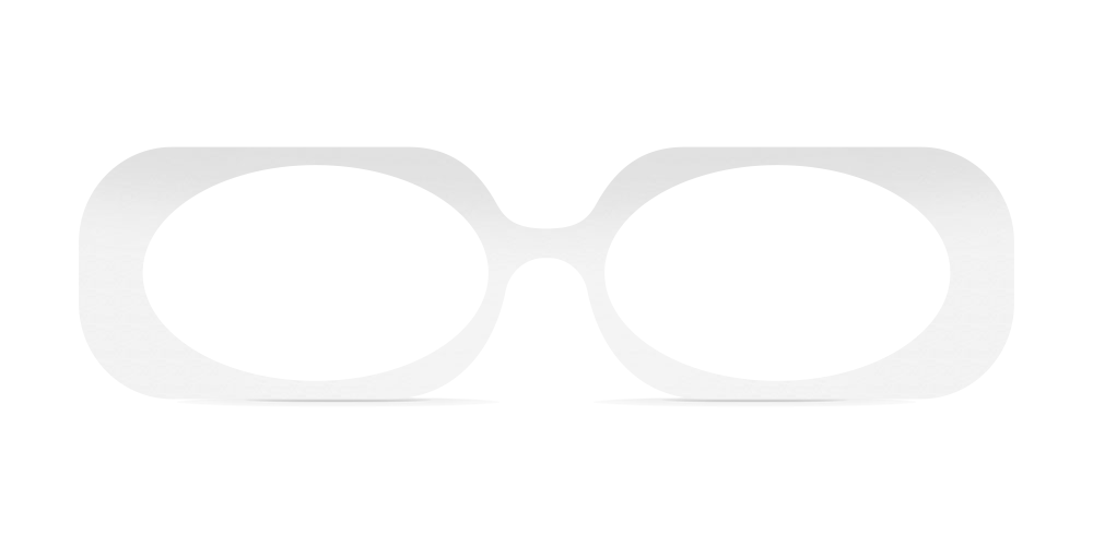 Nina Mûr Floren eyeglasses in White High Gloss — handcrafted Madrid birch wood frame
