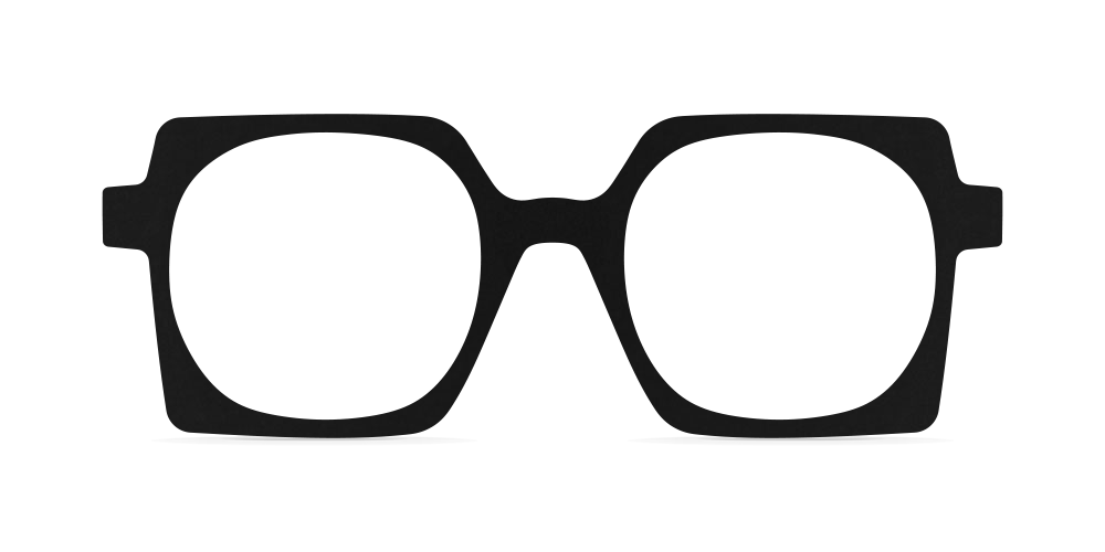 Nina Mûr Pauline eyeglasses in Black — handcrafted Madrid birch wood frame
