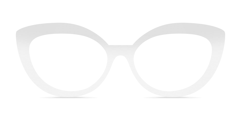 Nina Mûr Valentina eyeglasses in White High Gloss — handcrafted Madrid birch wood frame