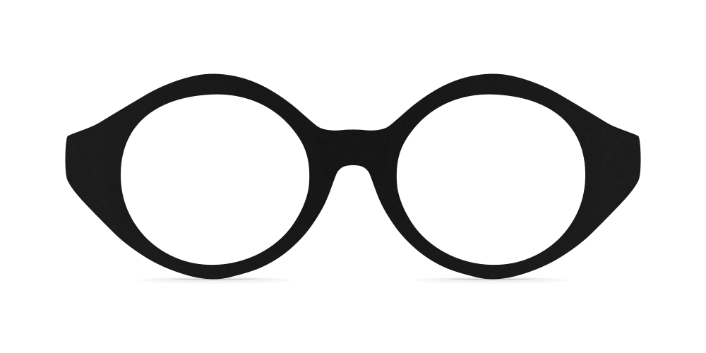 Nina Mûr Antonella eyeglasses in Black — handcrafted Madrid birch wood frame