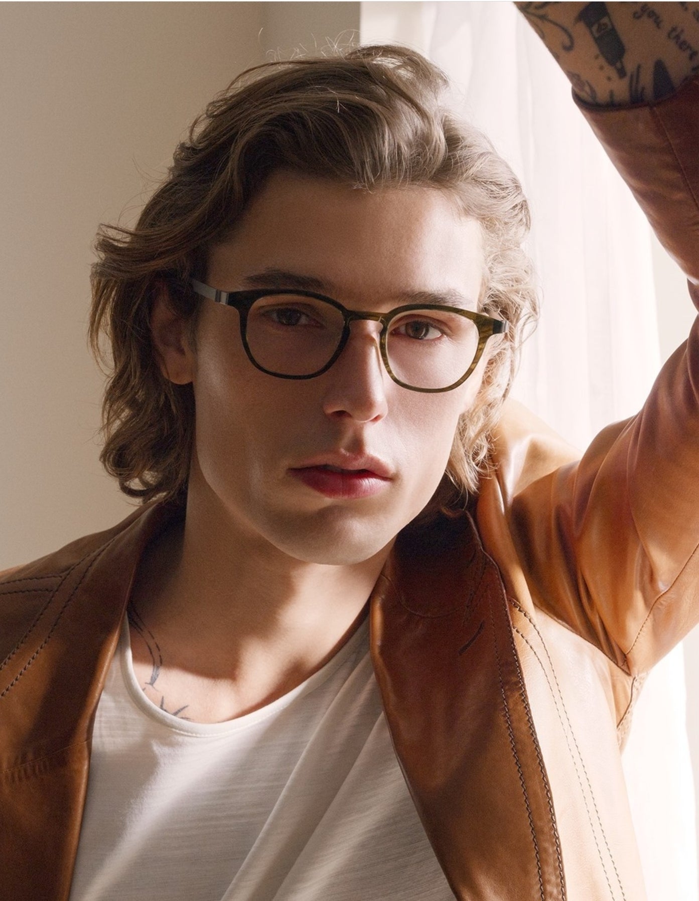 Lindberg Acetanium 1051 Eyeglasses Havana Gunmetal AK25 K251 Temple 206 PU9 Model