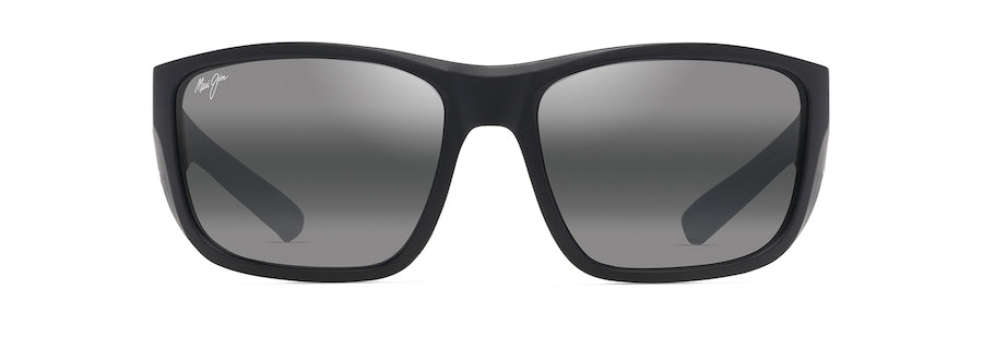 Maui Jim Amberjack Sunglasses in BLACK - Front View