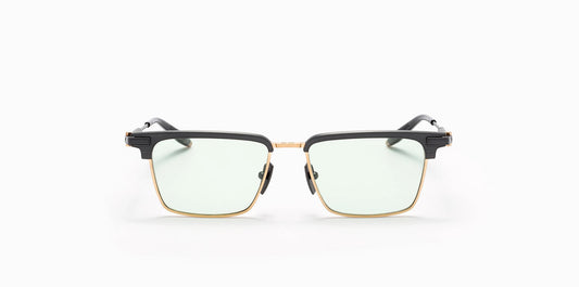 Genesis Akoni Eyeglasses Black 12k Gold Clubmaster
