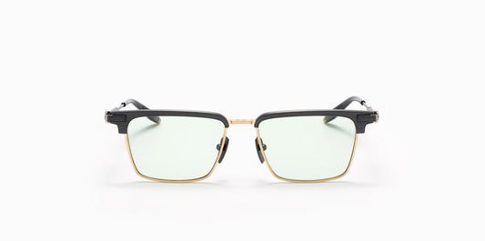 Genesis Akoni Eyeglasses Black 12k Gold Clubmaster