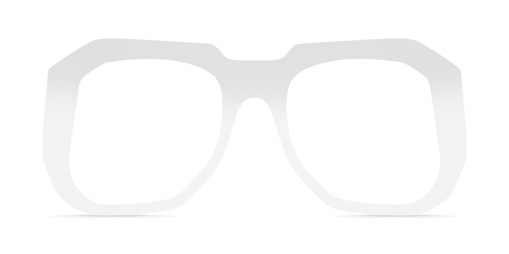 Nina Mûr Brigitte eyeglasses in White High Gloss — handcrafted Madrid birch wood frame