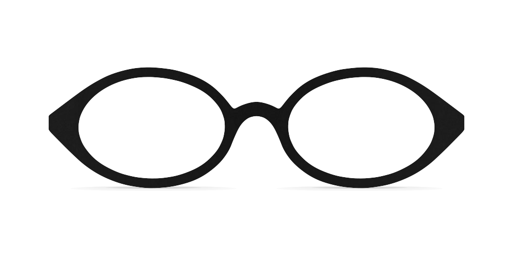 Nina Mûr Winona eyeglasses in Black — handcrafted Madrid birch wood frame