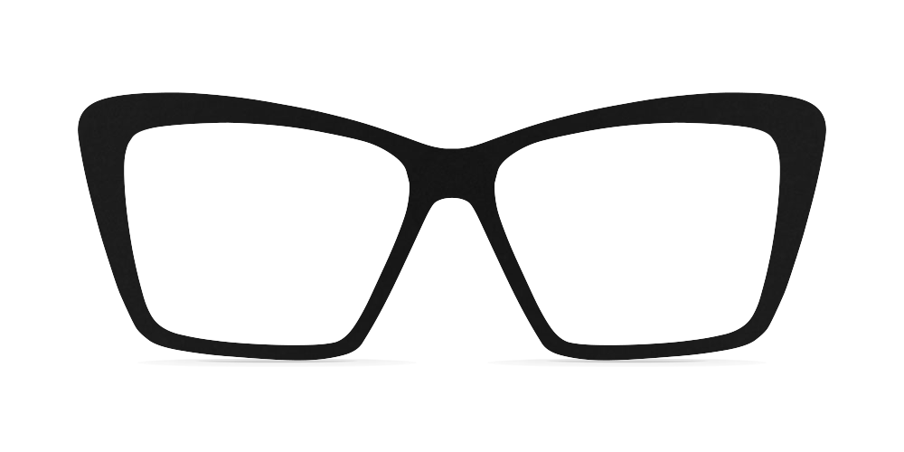 Nina Mûr Ana XL eyeglasses in Black — handcrafted Madrid birch wood frame