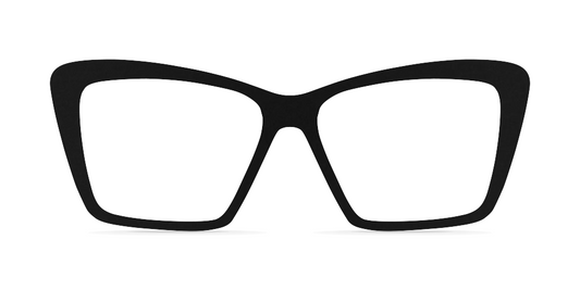 Nina Mûr Ana XL eyeglasses in Black — handcrafted Madrid birch wood frame